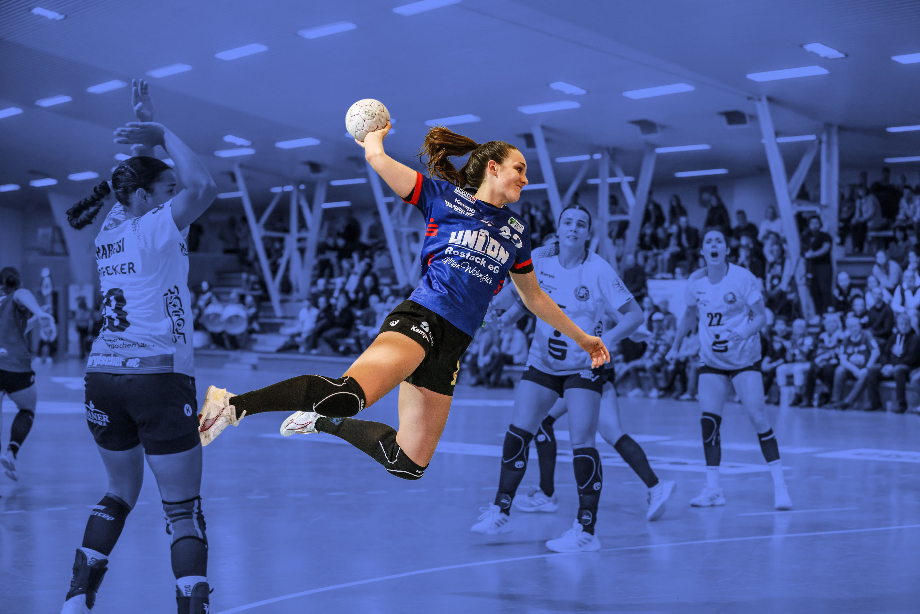 Dolphins Spielerin in Aktion