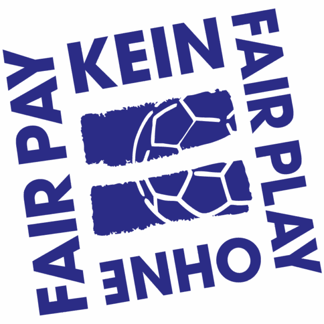 Logo der Kampagne &raquo;Kein Fairplay ohne Fairpay&laquo;